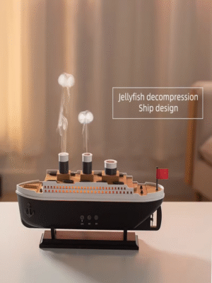 Titanic Ship Model Decoration Air Humidifier 250ml Essential Oil Diffuser