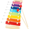 Wooden 8 Tones Multicolor Xylophone