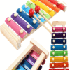 Wooden 8 Tones Multicolor Xylophone