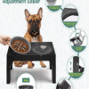 Adjustable Raised Pet Bowls with 2 Stainless Steel Food Bowls