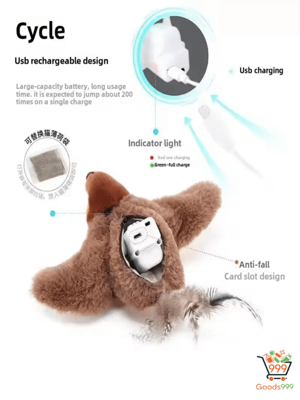 Catnip Electric Pat Bird