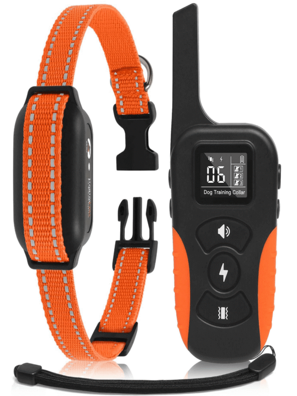 Rechargeable Vibration Pet Training Anti Bark Electric Collar With Remote