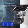 Solar Camera-LS VISION 4K 8MP Dual Screen
